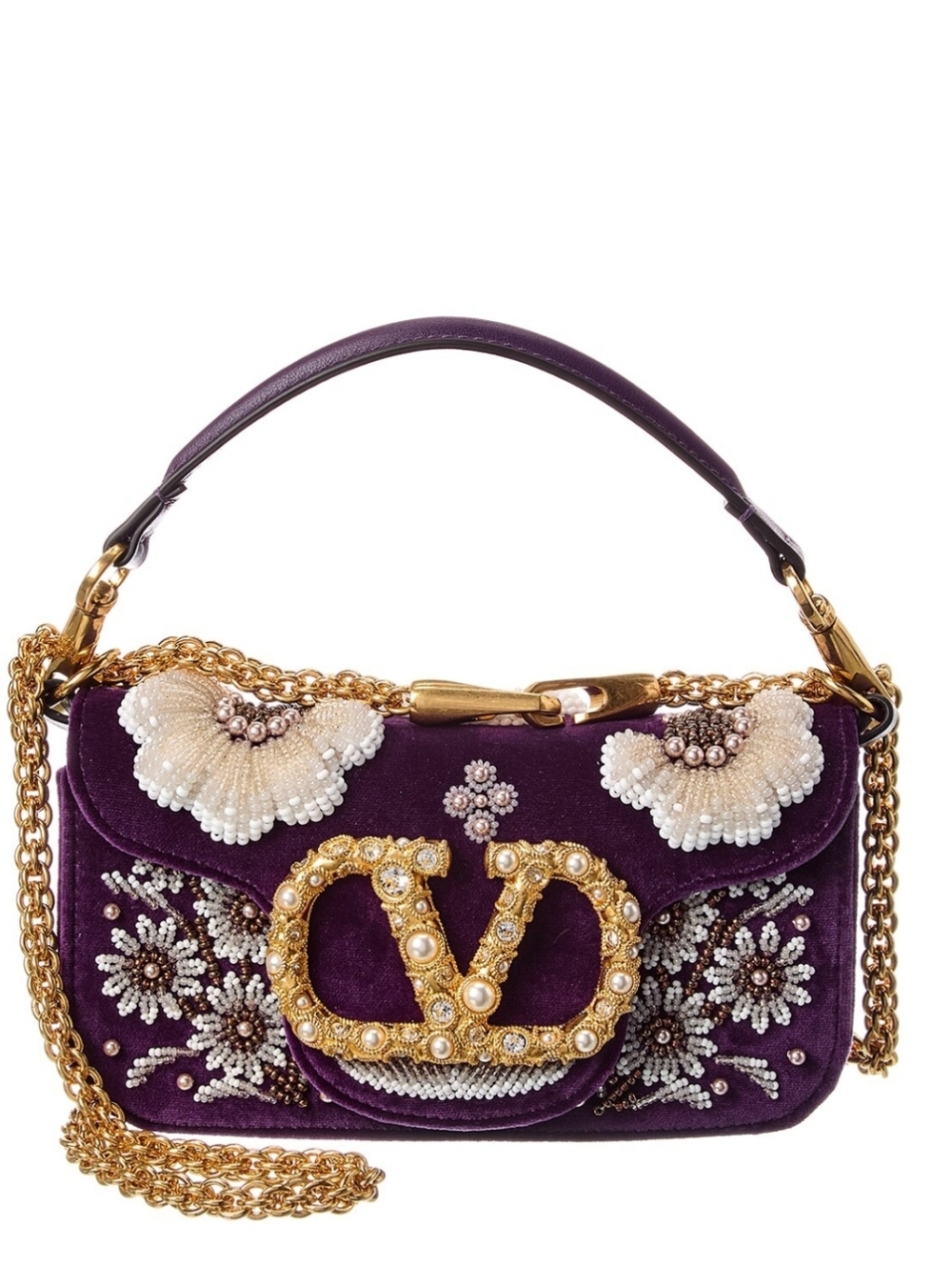 🚫SOLD 🚫 Valentino Garavani Purple small Locò shoulder bag